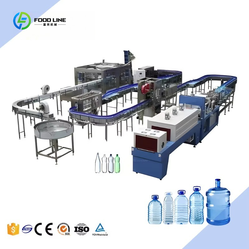 Ice Cream Pasteurizer Machine - Automatische 5-Gallonen-Wasserabfüllmaschine Produktionslinie 220V 380V 415V