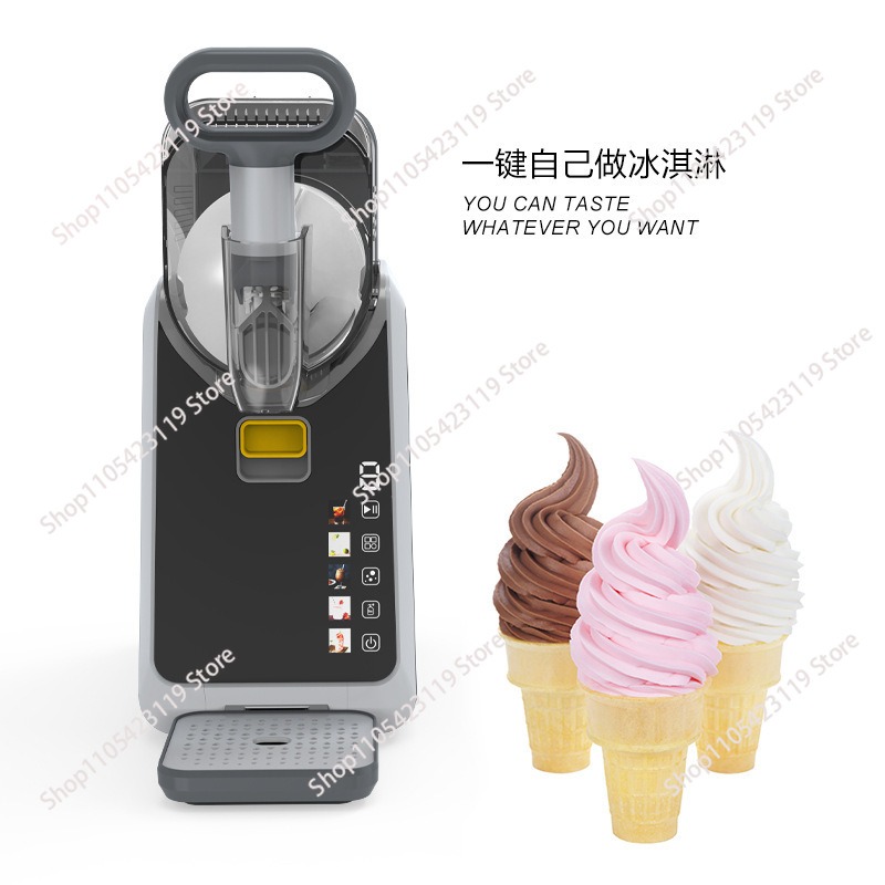 Ice Cream Cone Maker Commercial - Kommerzielle Haushalts-Eismaschine Multifunktionale Smoothie- und Gefrorene-Getränke-Maschine