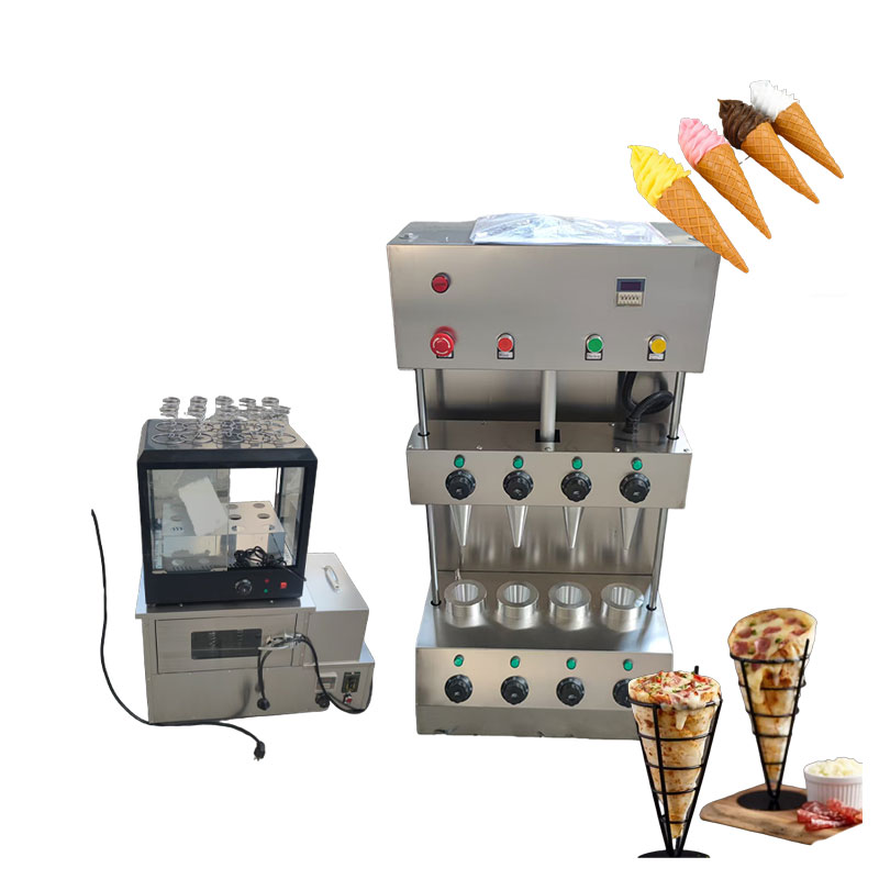 Ice Cream Cone Maker Commercial - Kommerzielle Zuckerwaffel-Backform für Eiscreme, Mini-Waffelkegel-Maschine, Pizza-Kegel-Herstellungsmaschine