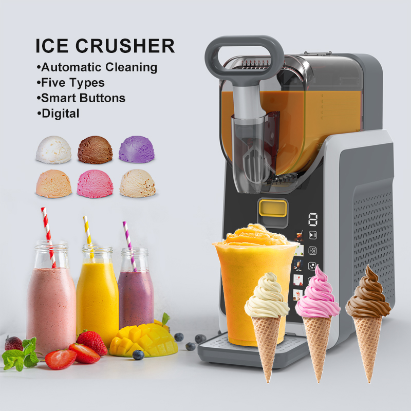 Frozen Yogurt Machine Commercial - Neue 2L Slush Softeis Maschine Kompressor