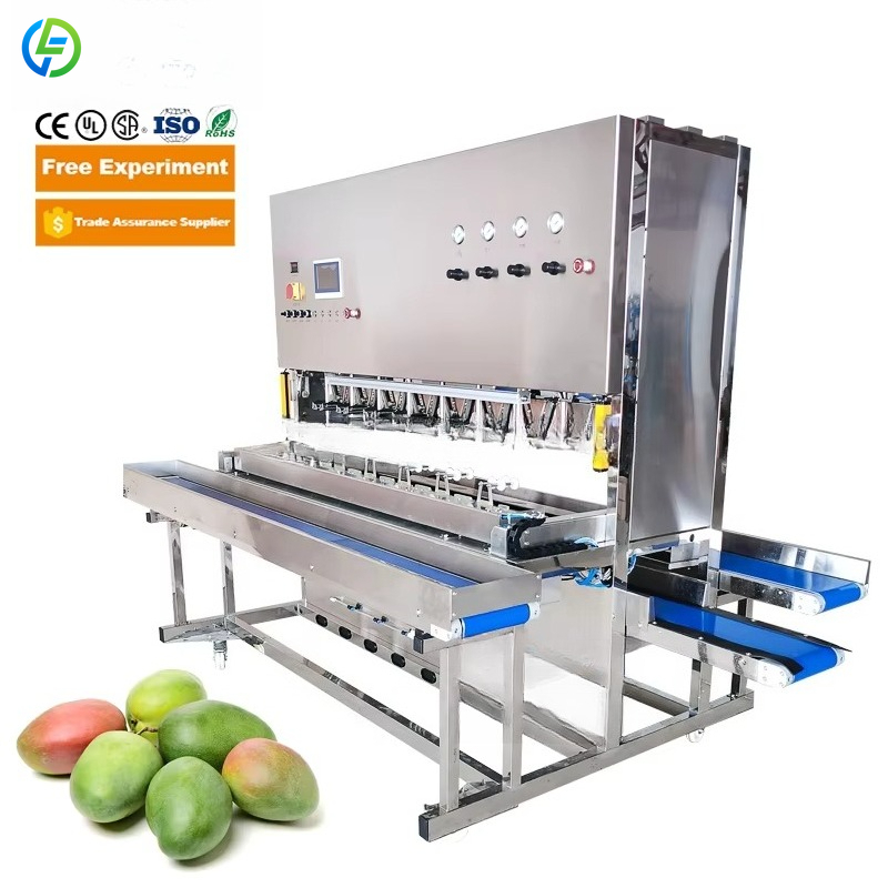 Ice Cream Pasteurizer Machine - Maßgeschneiderte automatische 16-Kopf-Mangoschälmaschine für Gemüse- und
