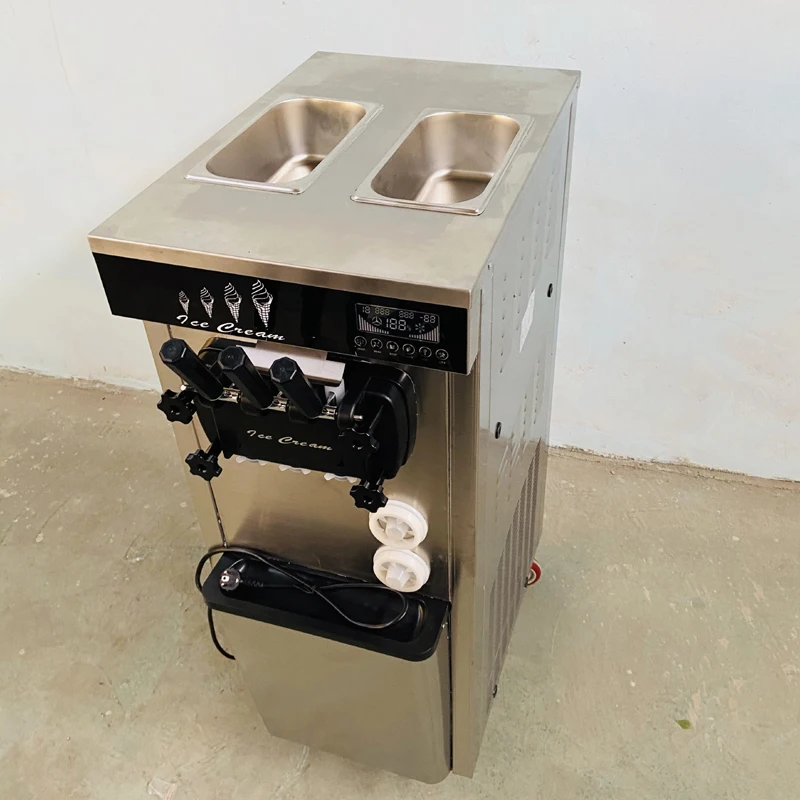 Commercial Ice Cream Machine Countertop - Kommerzielle Tischmodell-Softeismaschine, 25L/H Produktion für Milchtee-Läden