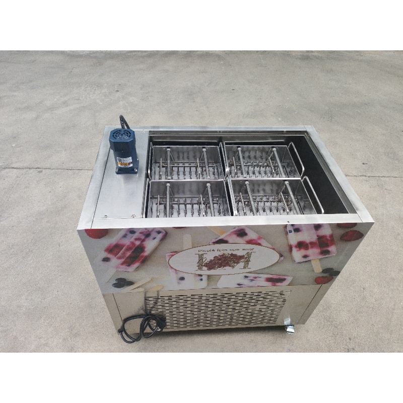 Commercial Popsicle Mold Maker Machine - Kommerzielles 4-Form-Set für Eis am Stiel,
