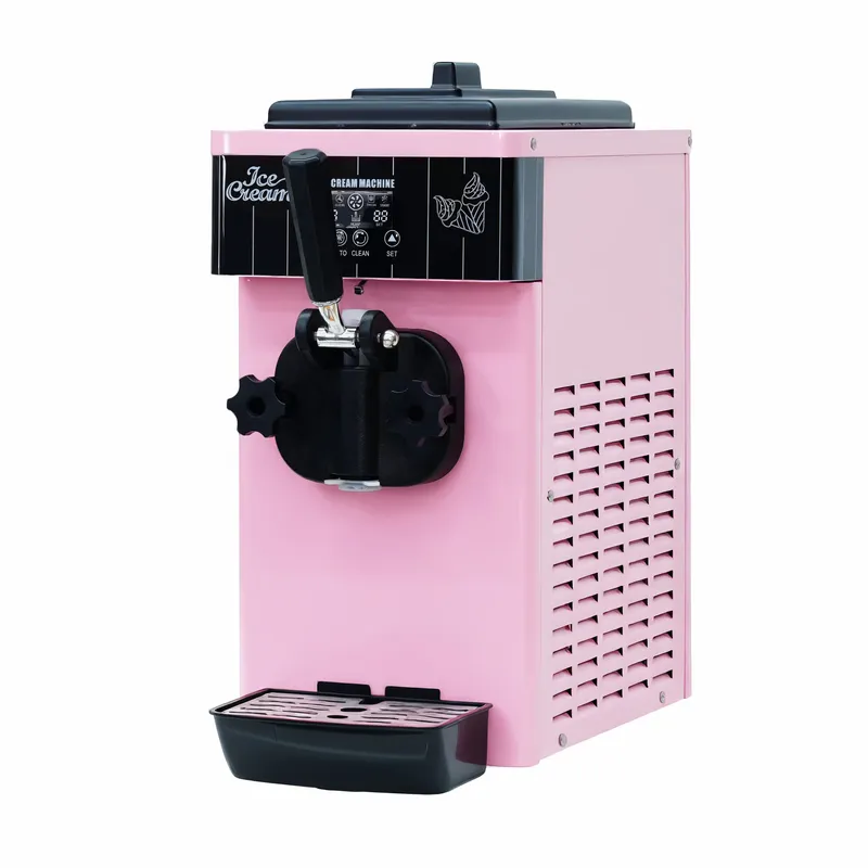 Commercial Ice Cream Machine Countertop - Kommerzielle Desktop-Softeismaschine, elektrischer Frozen-Yogurt-Spender, individuell anpassbarer