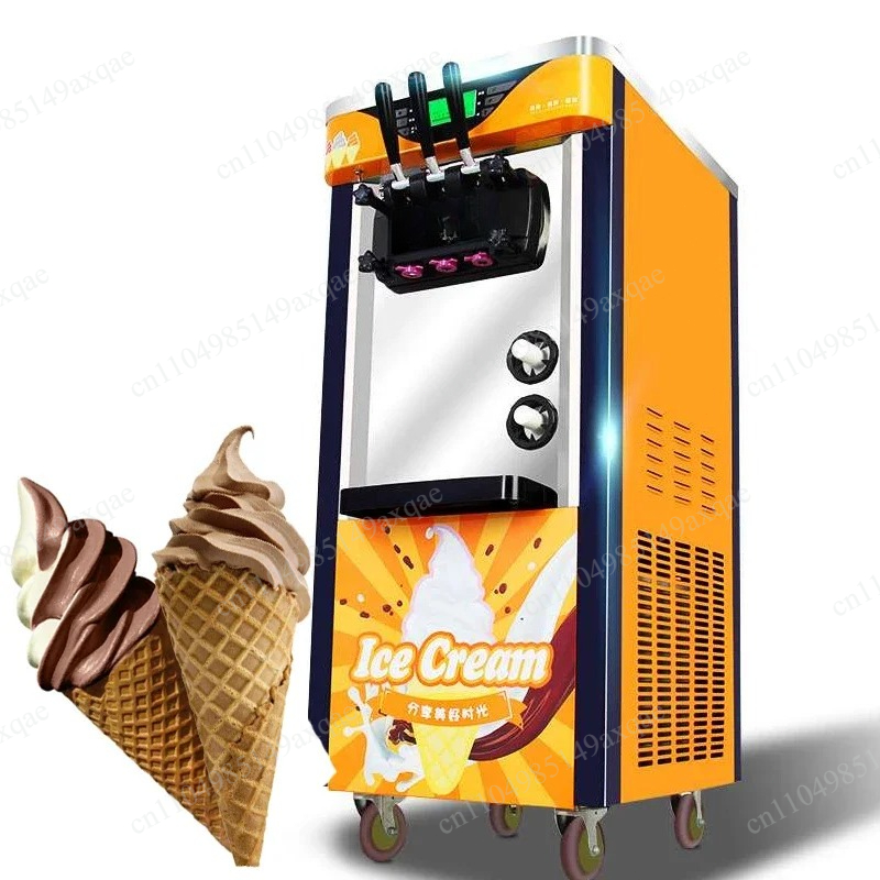Soft Ice Cream Maker Machine Commercial - 110V 220V Gewerbliche Softeismaschine mit Kompressor