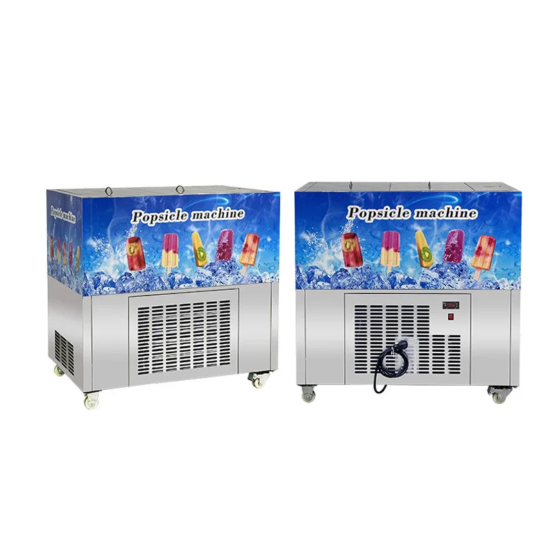 Commercial Popsicle Mold Maker Machine - Kommerzielle Eiscrememaschine mit 1/2/4 Formen, verdecktem