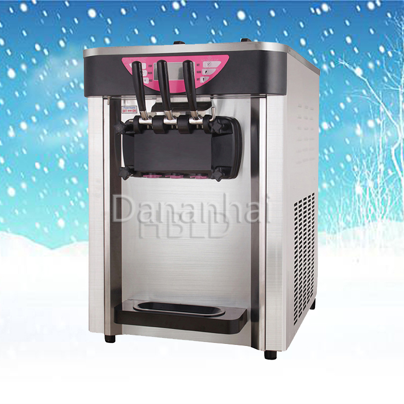 Commercial Ice Cream Machine Countertop - Kommerzielle Dreifach-Softeismaschine für die Arbeitsplatte, Gelato-Ausrüstung