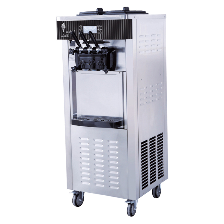 Eismaschine 20-28L/H 3 Geschma – Soft Serve Ice Cream Machine 3 Flavor Bewertung und Preis