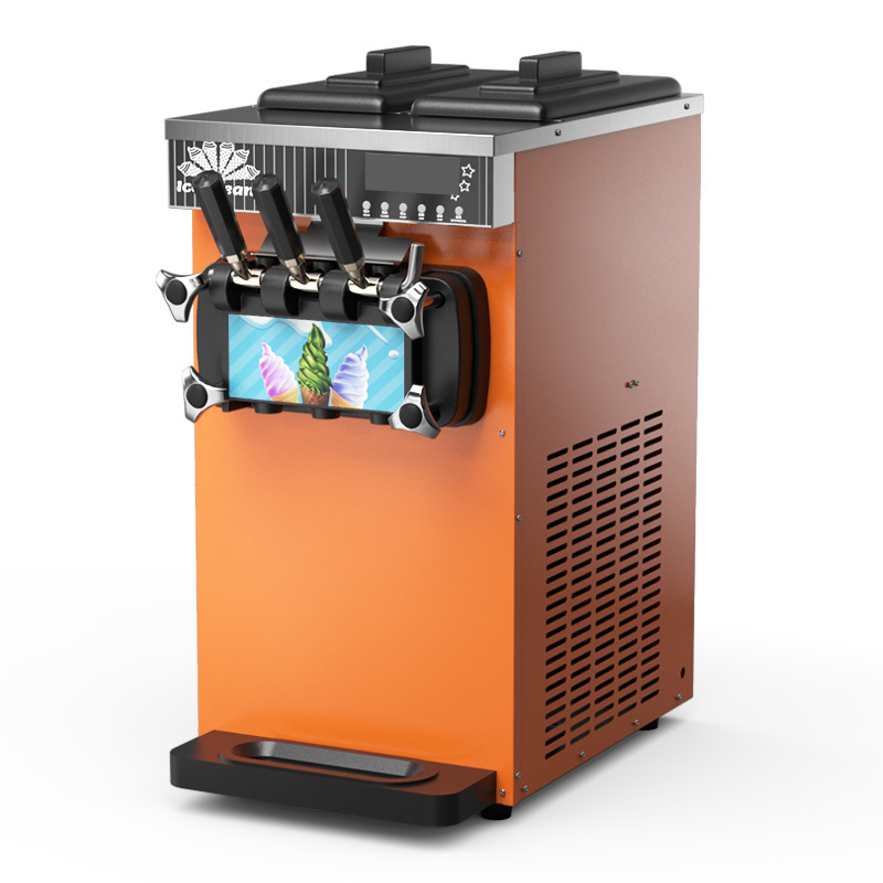 Kommerzielle 3-Geschmacks-Soft – Commercial Ice Cream Machine Countertop Bewertung und Preis