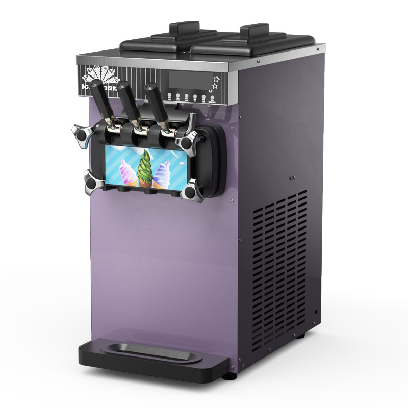 Kommerzielle 3-Geschmacks-Soft – Commercial Ice Cream Machine Countertop Bewertung und Preis