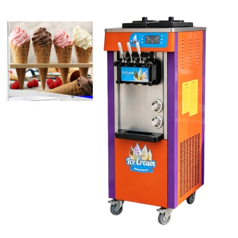3-Geschmacksrichtungen Softeis – Soft Ice Cream Maker Machine Commercial Bewertung und Preis