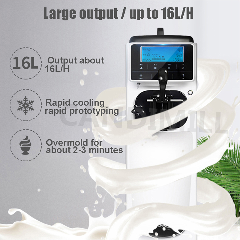 Kommerzielle automatische Eisb – Commercial Ice Cream Machine Countertop Bewertung und Preis