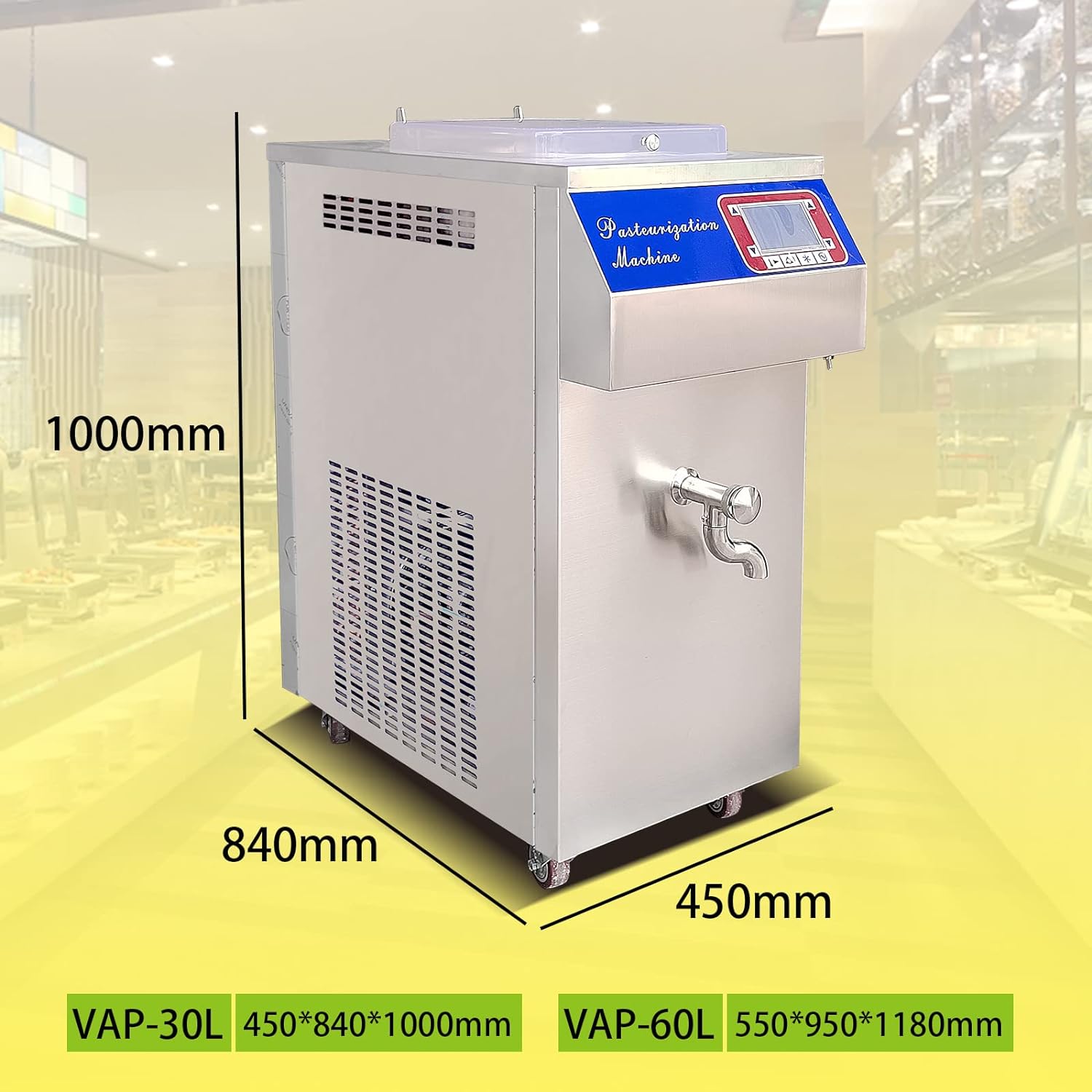 Eismaschine mit Homogenisator  – Ice Cream Pasteurizer Machine Bewertung und Preis