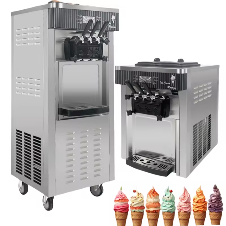 Neue Hochwertige Vertikale Tis – Soft Serve Ice Cream Machine 3 Flavor Bewertung und Preis