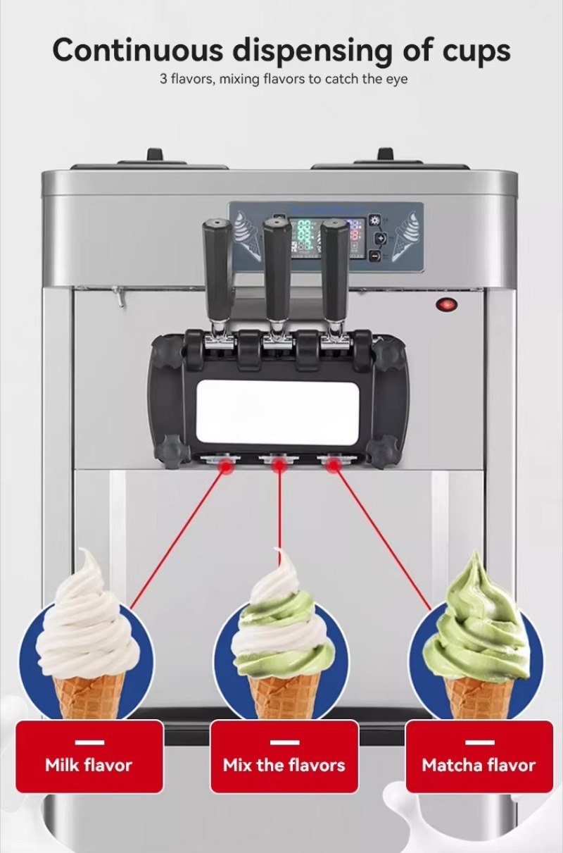 Professionelle Kommerzielle Au – Soft Ice Cream Maker Machine Commercial Bewertung und Preis