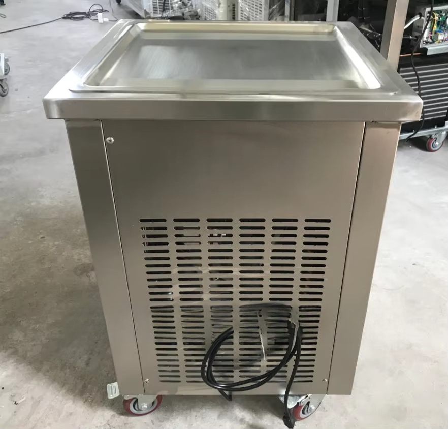 Kommerzielle Roll-Eismaschine  – Rolled Ice Cream Machine Fried Plate Bewertung und Preis