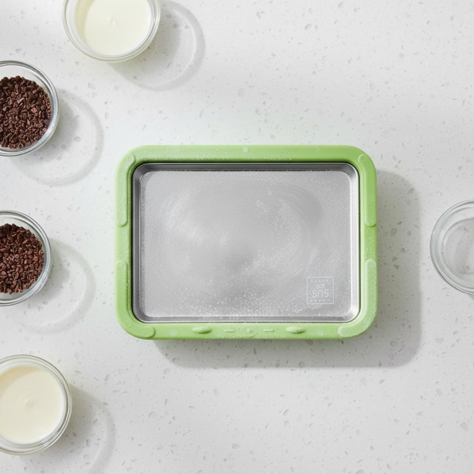 Eisrollen-Maschine für Hausgem – Rolled Ice Cream Machine Fried Plate Bewertung und Preis