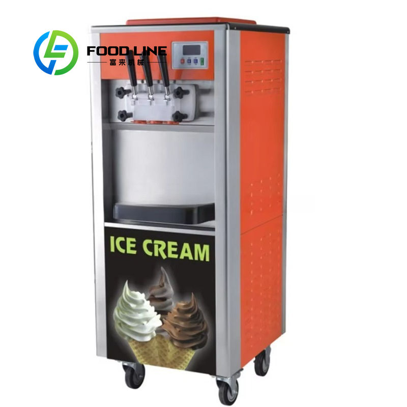 Maßgefertigte Kommerzielle 3-G – Soft Serve Ice Cream Machine 3 Flavor Bewertung und Preis