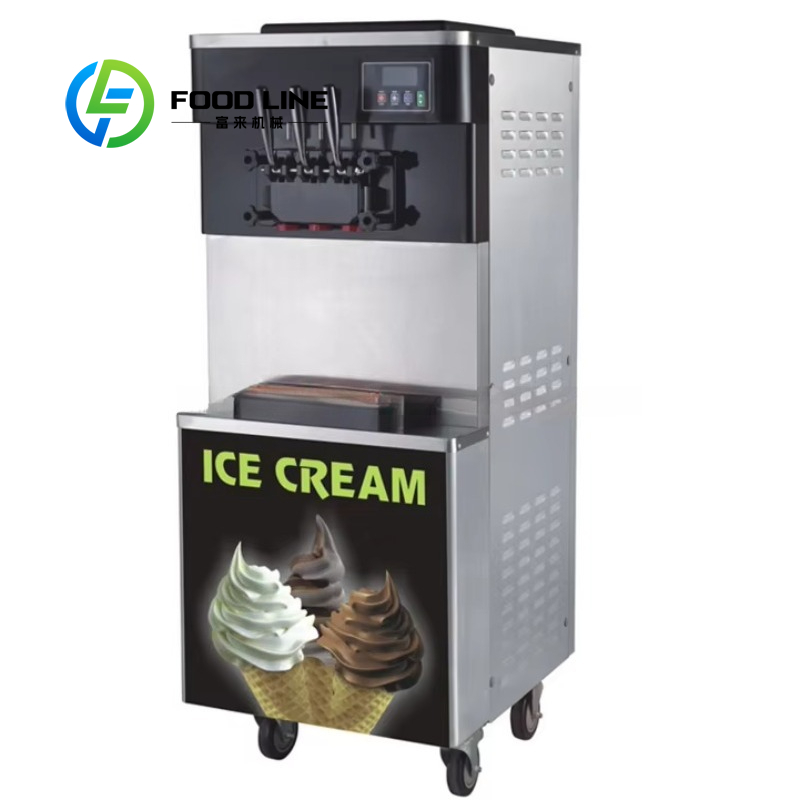 Maßgefertigte Kommerzielle 3-G – Soft Serve Ice Cream Machine 3 Flavor Bewertung und Preis