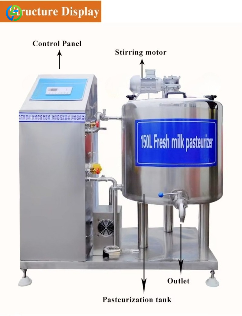 FL Industrielle Milchpasteuris – Ice Cream Pasteurizer Machine Bewertung und Preis