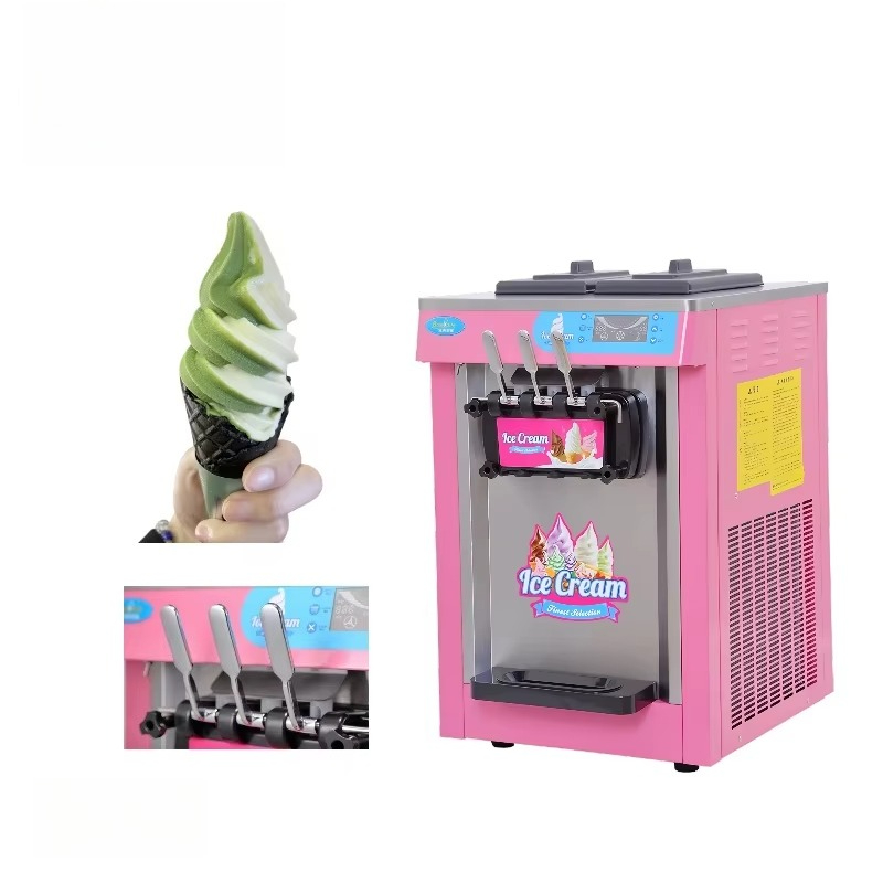 Kommerzielle Automatische Edel – Soft Serve Ice Cream Machine 3 Flavor Bewertung und Preis