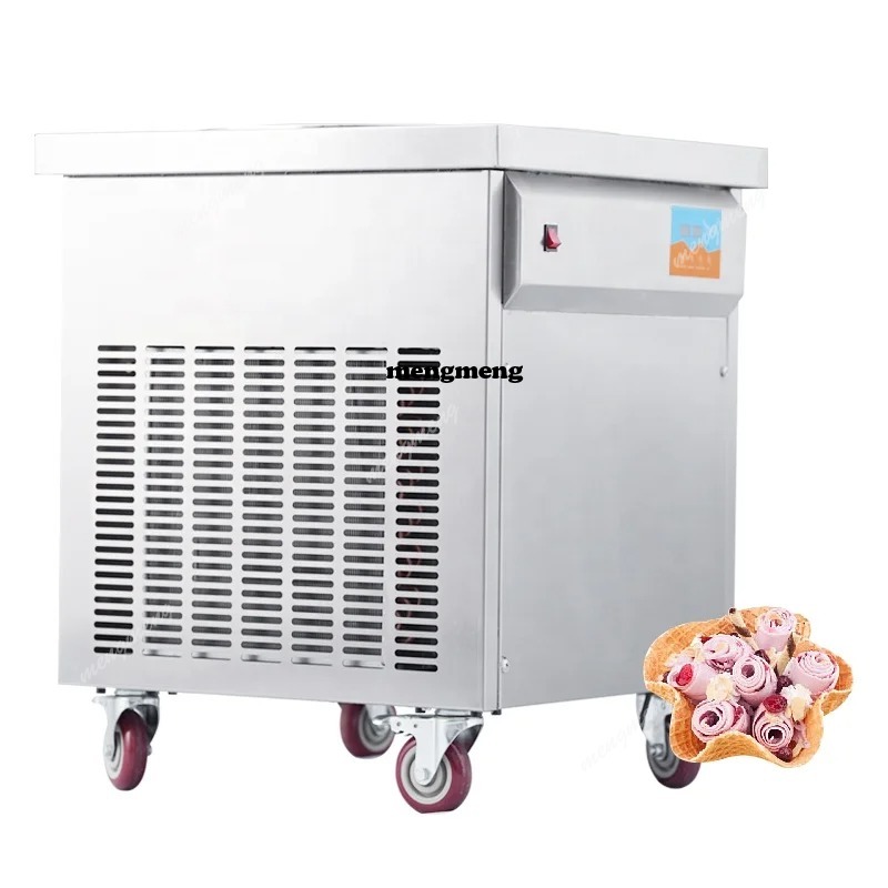 Kommerzielle, eine Platte, gut – Rolled Ice Cream Machine Fried Plate Bewertung und Preis