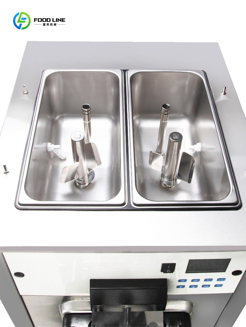 Doppelgeschmack-Tischmodell Ko – Frozen Yogurt Machine Commercial Bewertung und Preis