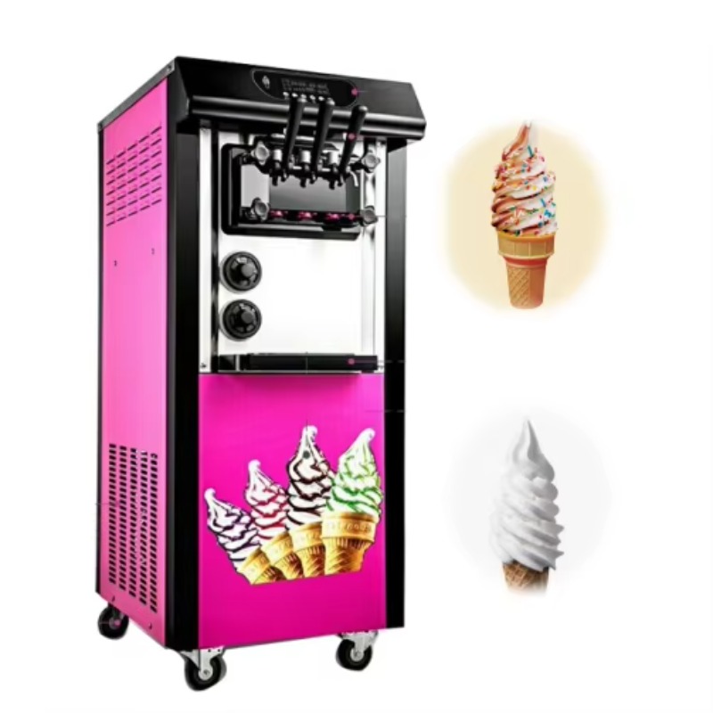 28L/h Hochleistungs-Eismaschin – Soft Serve Ice Cream Machine 3 Flavor Bewertung und Preis