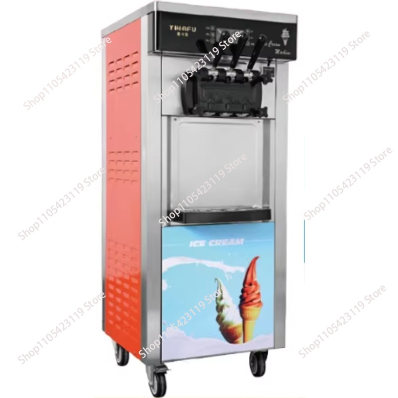 Eismaschine 20~28L/h 3 Geschma – Soft Serve Ice Cream Machine 3 Flavor Bewertung und Preis
