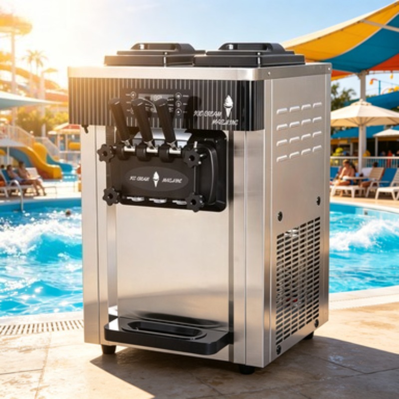 Professionelle Kommerzielle Ei – Soft Serve Ice Cream Machine 3 Flavor Bewertung und Preis