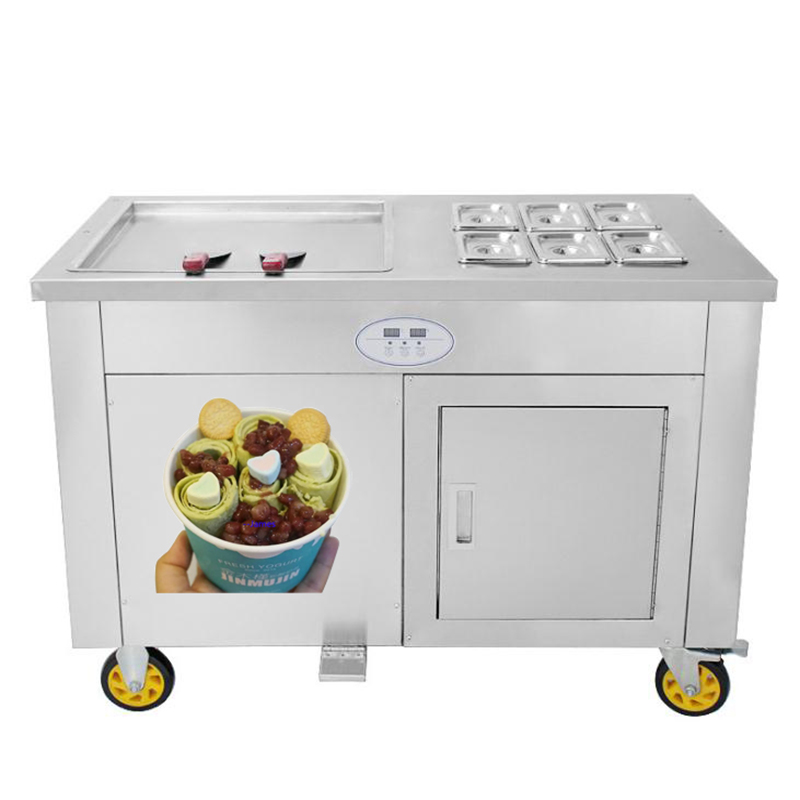 45cm quadratische Flachpfanne, – Rolled Ice Cream Machine Fried Plate Bewertung und Preis
