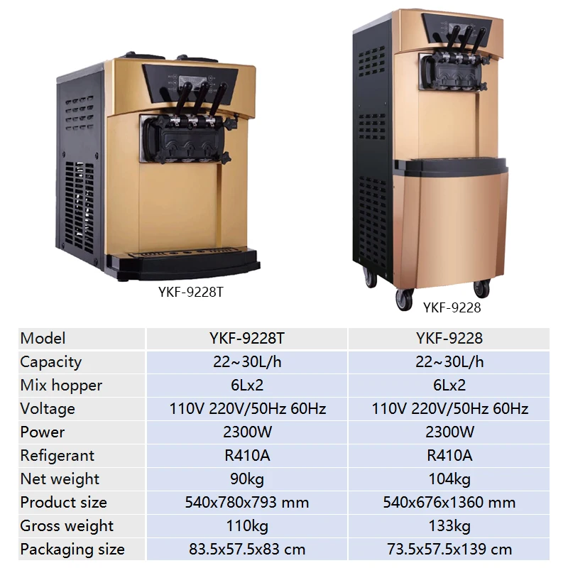 Anwendbar für Softeis-Maschine – Soft Serve Ice Cream Machine 3 Flavor Bewertung und Preis