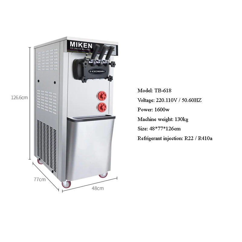 Kommerzielle Tischmodell-Softe – Commercial Ice Cream Machine Countertop Bewertung und Preis
