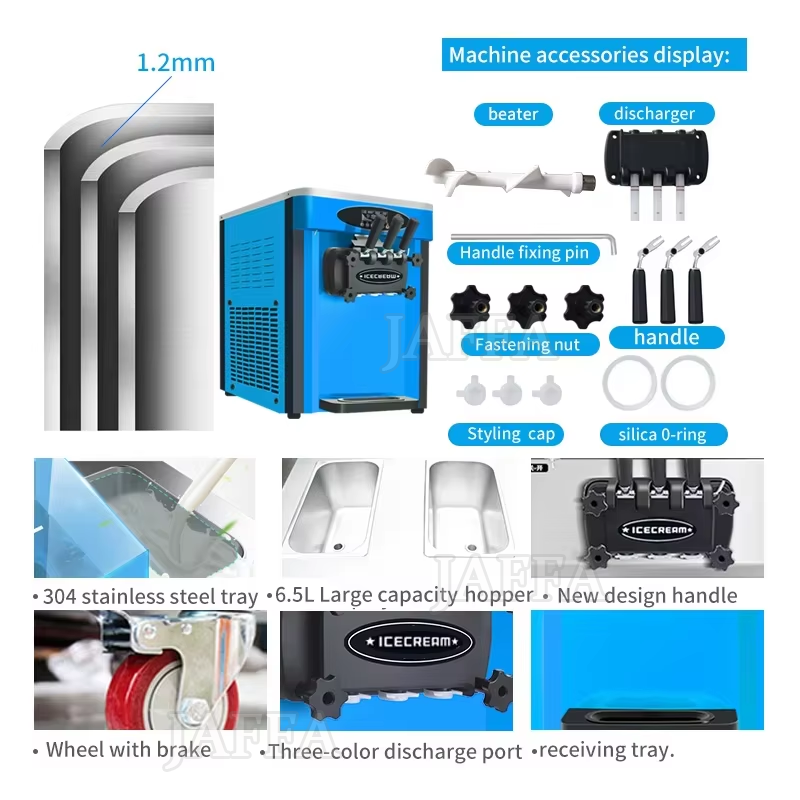 Kommerzielle Softeis-Maschine, – Commercial Ice Cream Machine Countertop Bewertung und Preis