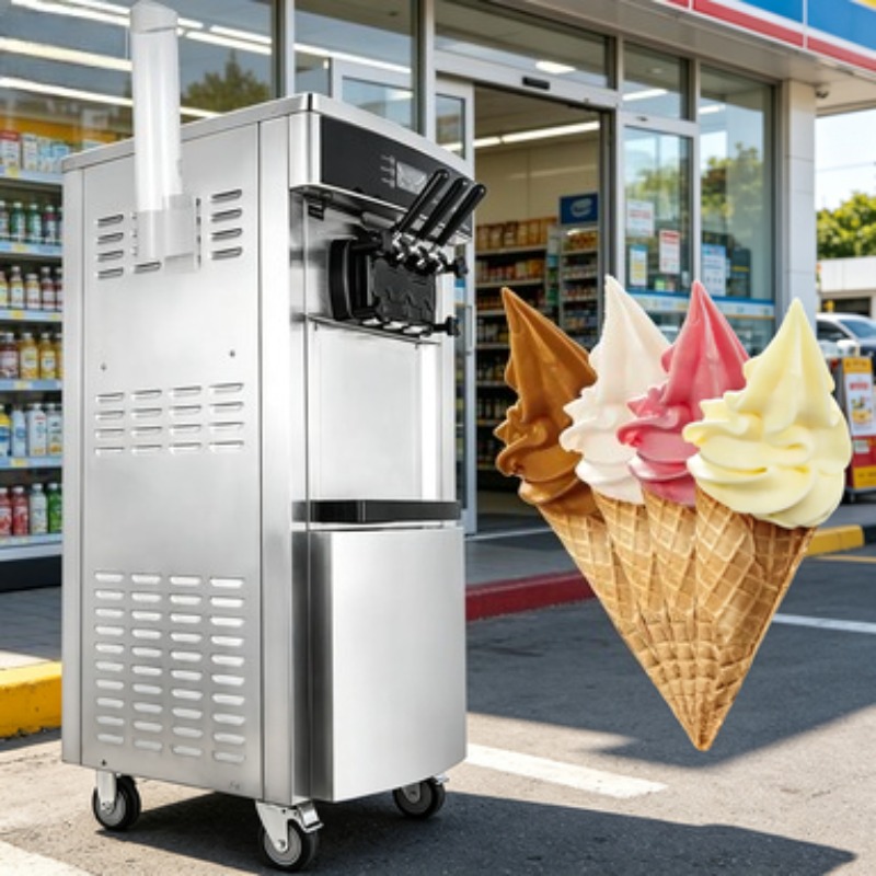 3-Geschmacksrichtungen Softeis – Commercial Gelato Maker Machine Bewertung und Preis