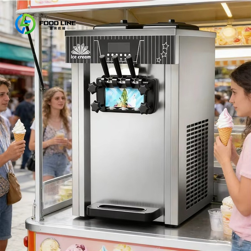 Maßgefertigte Softeis-Maschine – Soft Ice Cream Maker Machine Commercial Bewertung und Preis