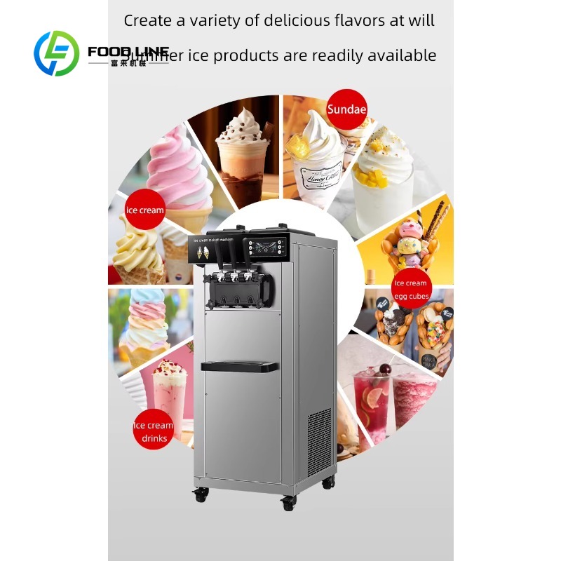 Maßgefertigte Vertikale/Tischm – Soft Ice Cream Maker Machine Commercial Bewertung und Preis