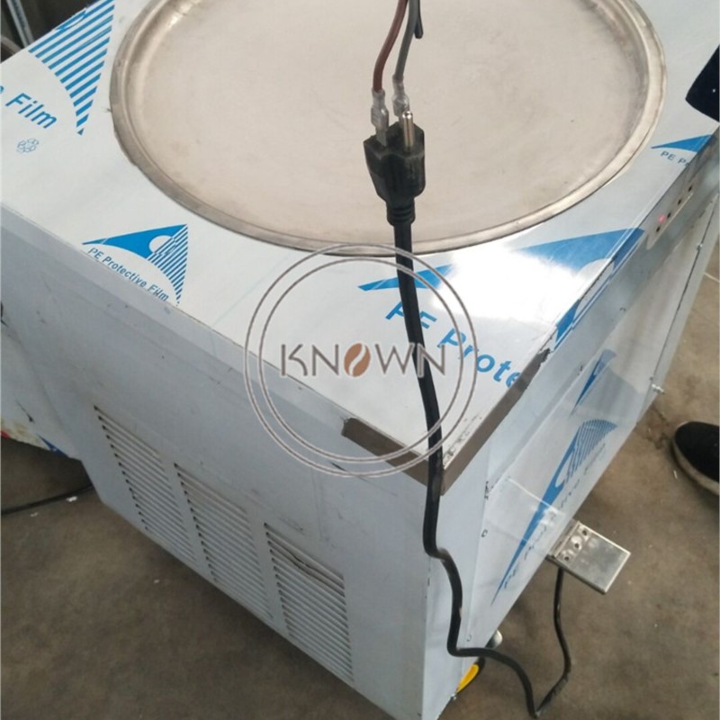 Elektrische Einzelplatten-Eism – Rolled Ice Cream Machine Fried Plate Bewertung und Preis