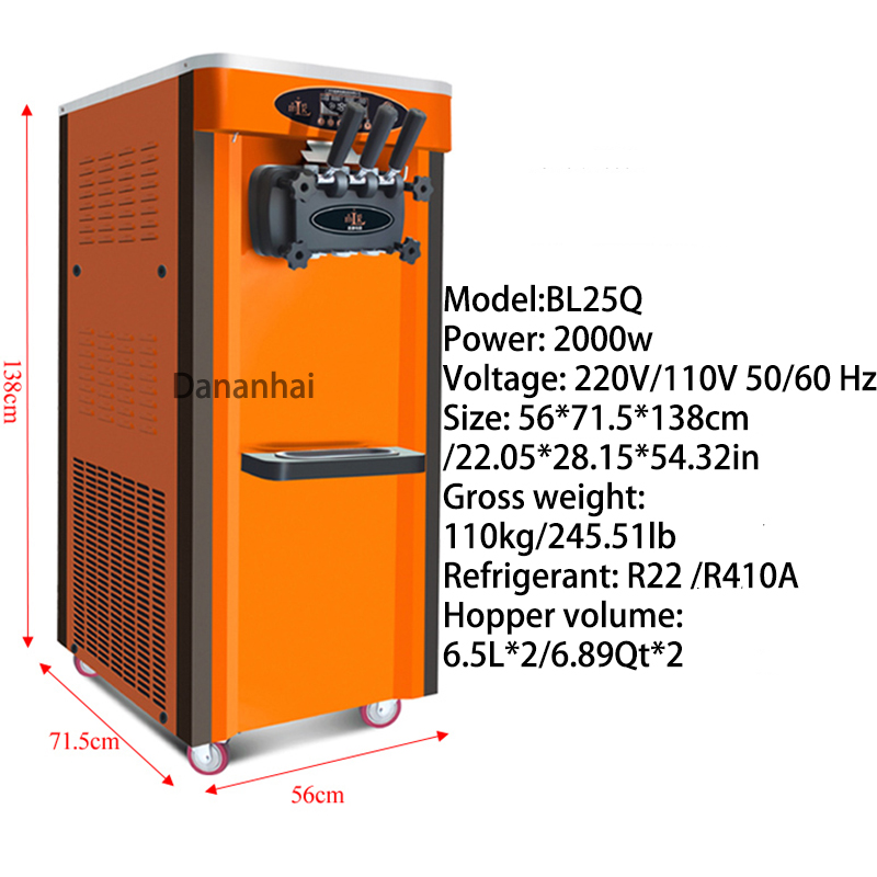 Stehender Gelato-Eiscremeberei – Commercial Gelato Maker Machine Bewertung und Preis