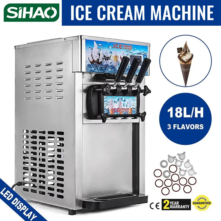 SIHAO Kommerzielle Softeis-Mas – Commercial Ice Cream Machine Countertop Bewertung und Preis