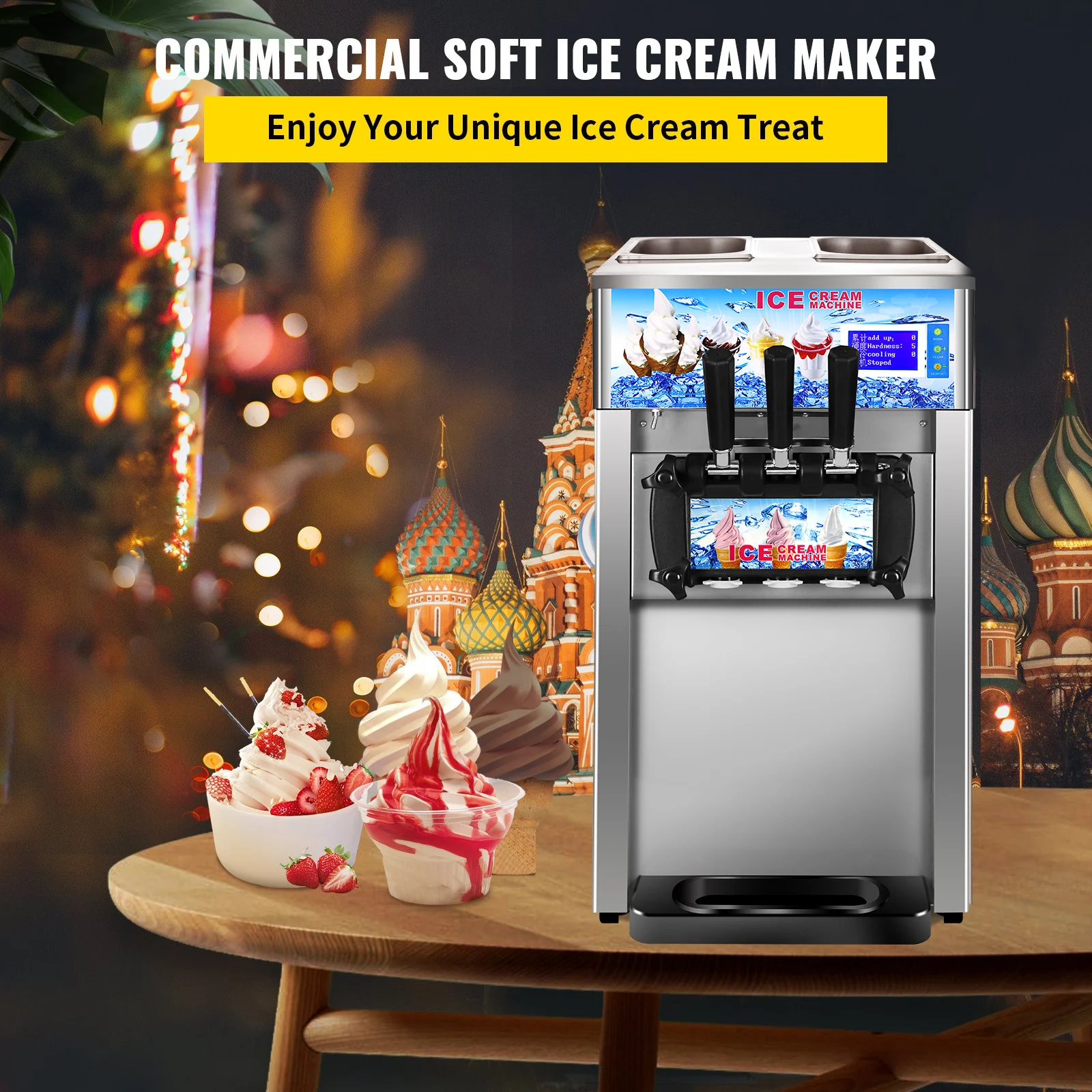 SIHAO Kommerzielle Softeis-Mas – Commercial Ice Cream Machine Countertop Bewertung und Preis