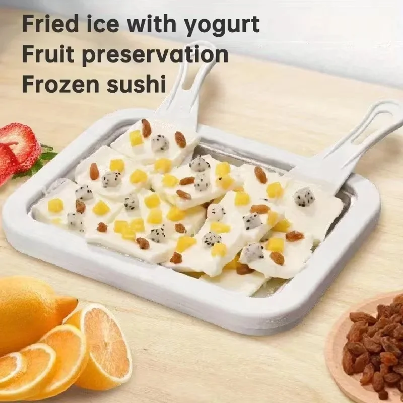 Sofort-Eiscreme-Maker-Pfanne m – Rolled Ice Cream Machine Fried Plate Bewertung und Preis