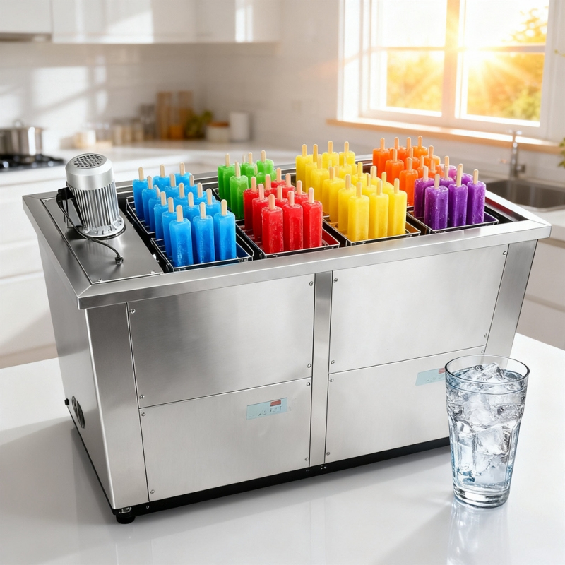 Hocheffiziente 2-Formen-Eis am – Commercial Popsicle Mold Maker Machine Bewertung und Preis