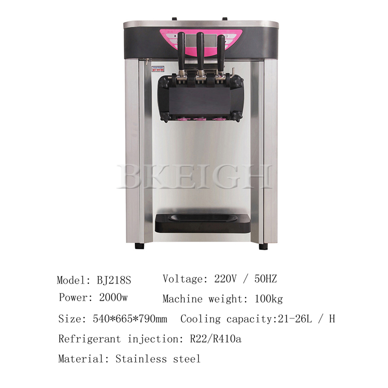 Kommerzielle Dreifach-Softeism – Commercial Ice Cream Machine Countertop Bewertung und Preis