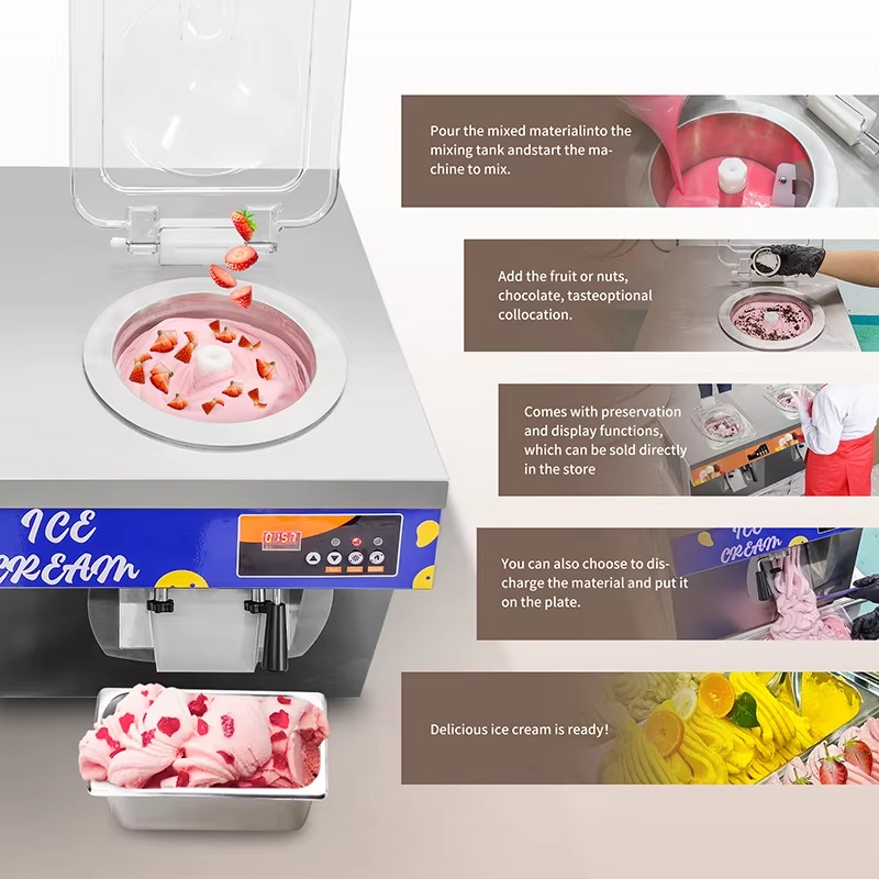 Direkt vom Hersteller 2026 Kom – Commercial Gelato Maker Machine Bewertung und Preis
