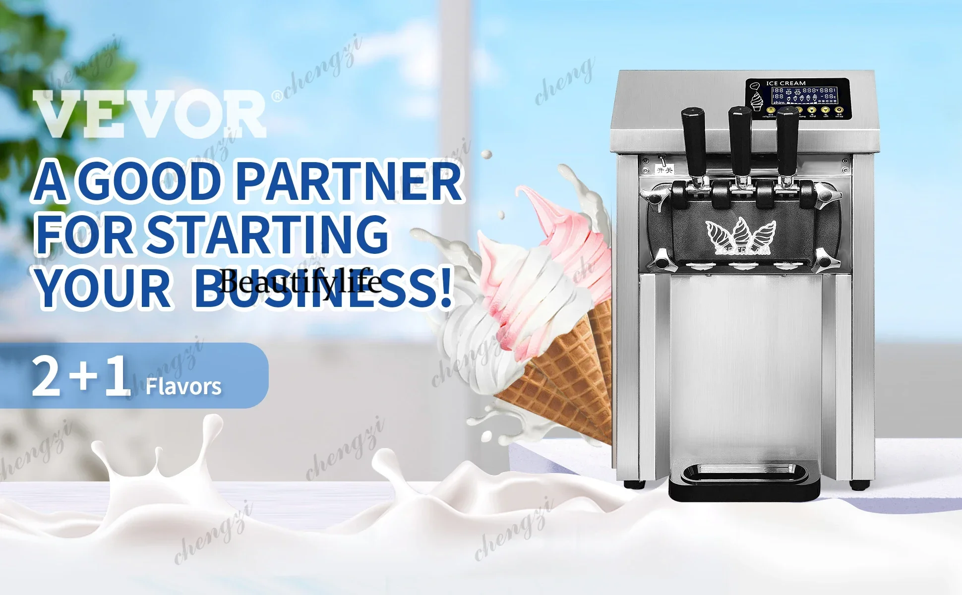A55 Vorkühlgerät für gewerblic – Soft Ice Cream Maker Machine Commercial Bewertung und Preis