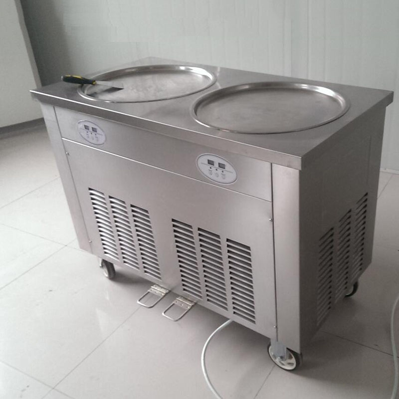 45 cm Doppel-Rundpfanne für di – Rolled Ice Cream Machine Fried Plate Bewertung und Preis